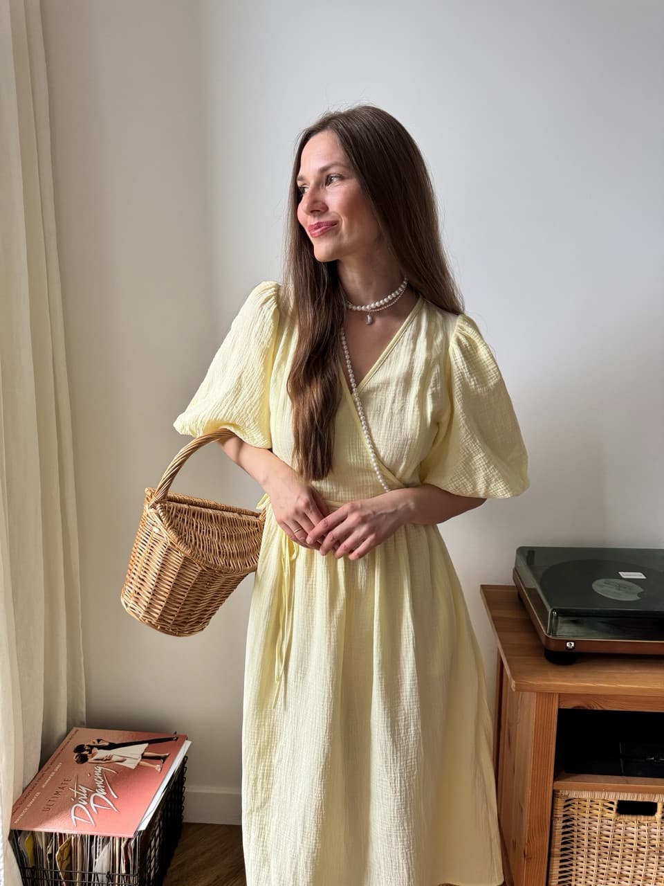 Платье Джульетта для беременных и кормящих, Сливочное масло