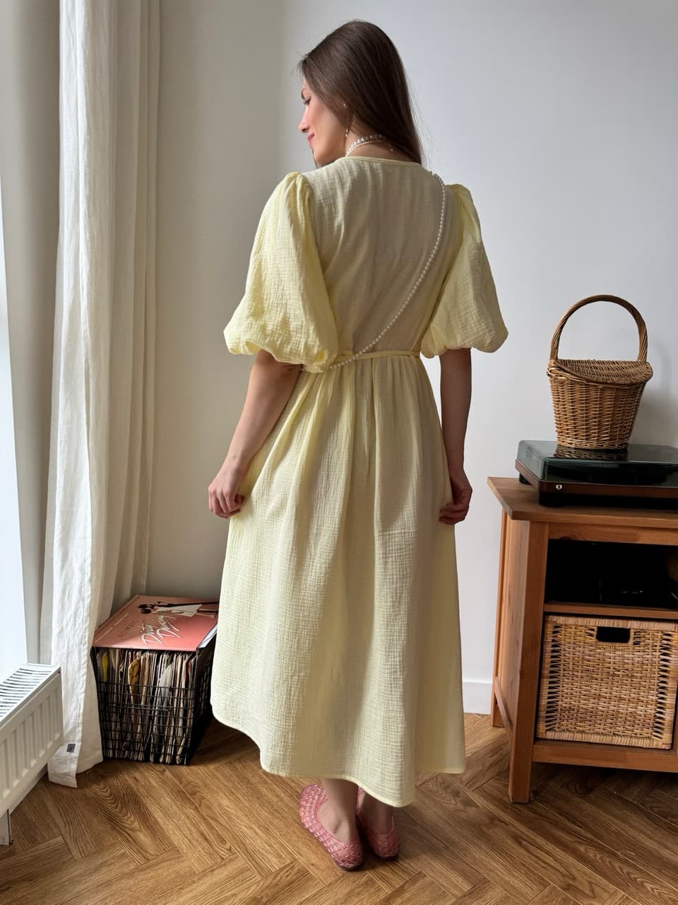 Платье Джульетта для беременных и кормящих, Сливочное масло