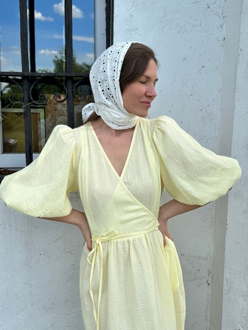 Платье Джульетта для беременных и кормящих, Сливочное масло